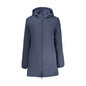 North Sails Giubbotto Donna Blu Lungo con Cappuccio Water Resistant Logo Giubbotti e Giacche - foto prodotto