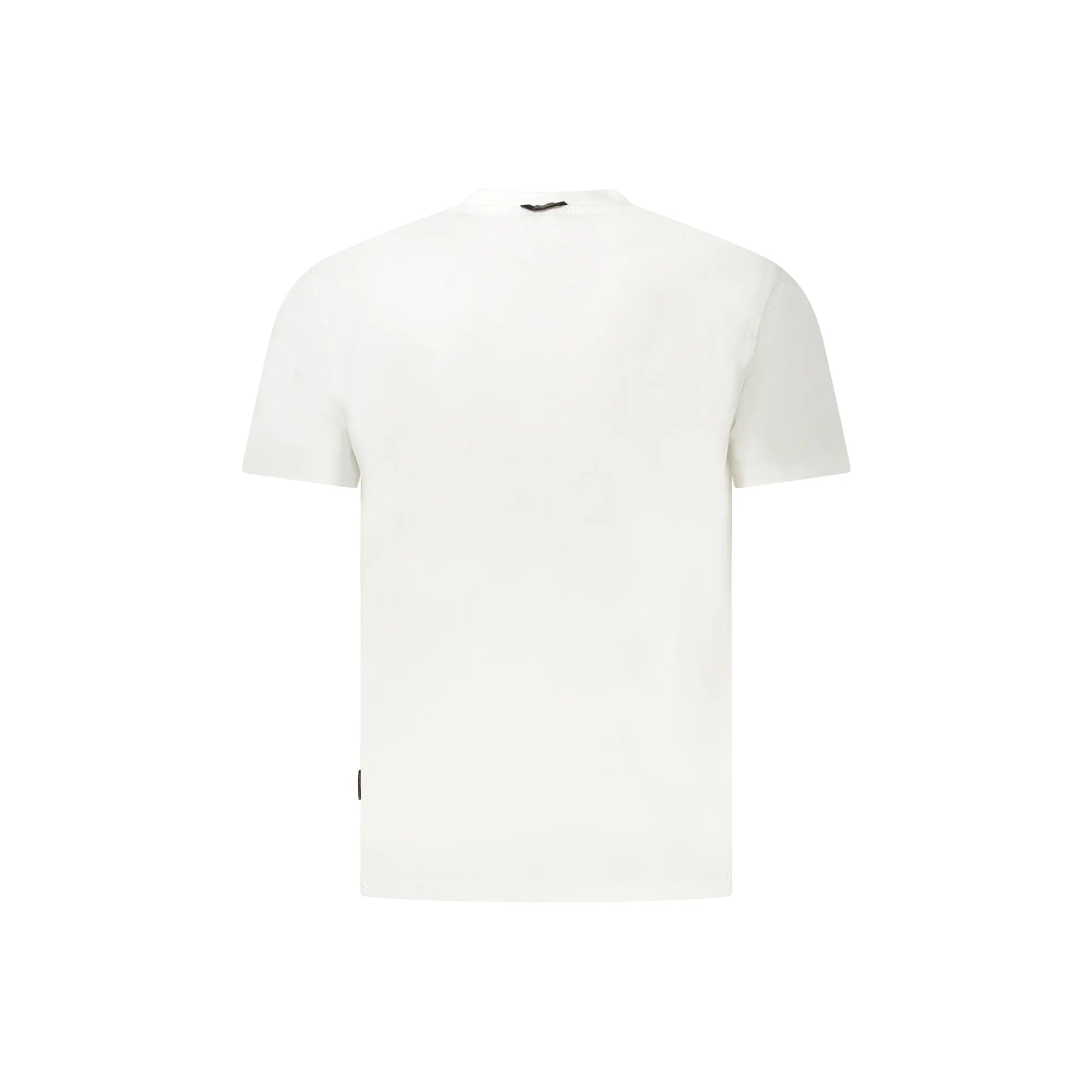 Napapijri T-Shirt Maniche Corte Uomo Bianca Stampa Logo bianco - vista 2
