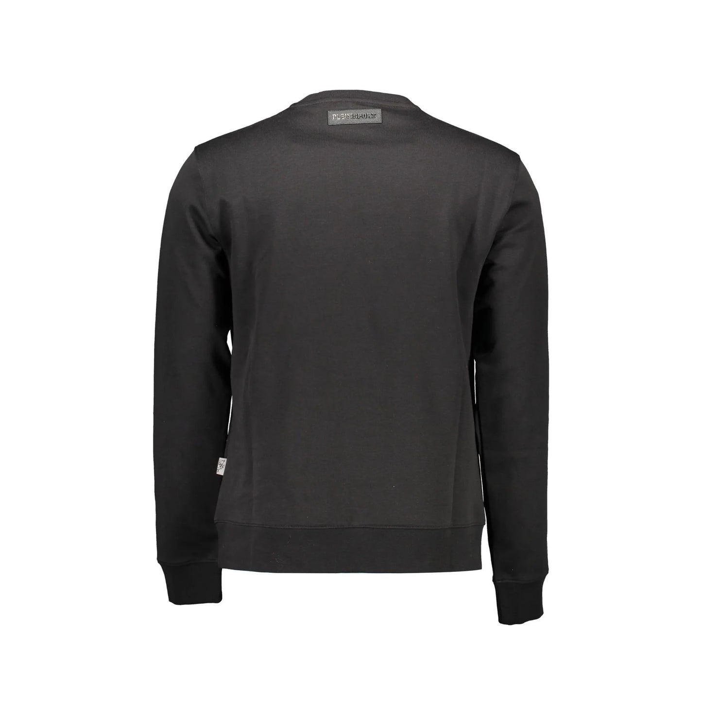 Plein Sport Felpa Maniche Lunghe Uomo Nera Stampa Logo Felpe nero - vista 2