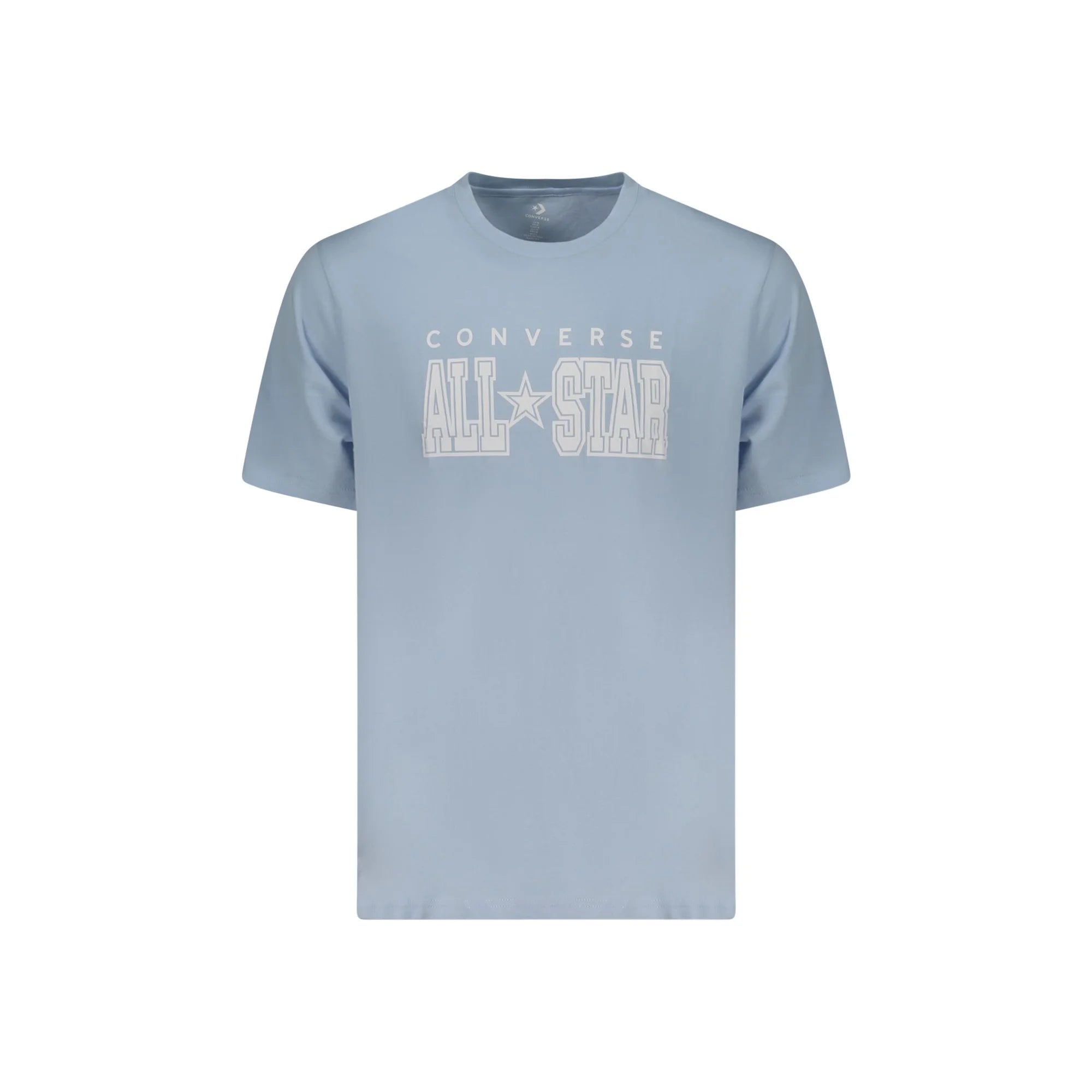 CONVERSE T-SHIRT MANICHE CORTE UOMO AZZURRO
