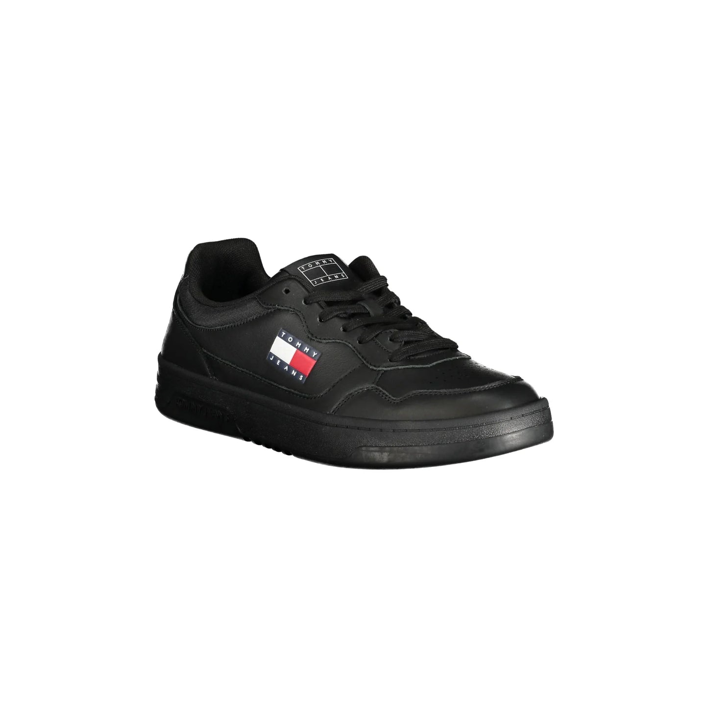 TOMMY HILFIGER Scarpe Sneakers Uomo Nere con Logo e Plantare Removibile nero - vista 2