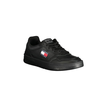 TOMMY HILFIGER Scarpe Sneakers Uomo Nere con Logo e Plantare Removibile nero - vista 2