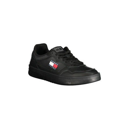 TOMMY HILFIGER Scarpe Sneakers Uomo Nere con Logo e Plantare Removibile nero - vista 2