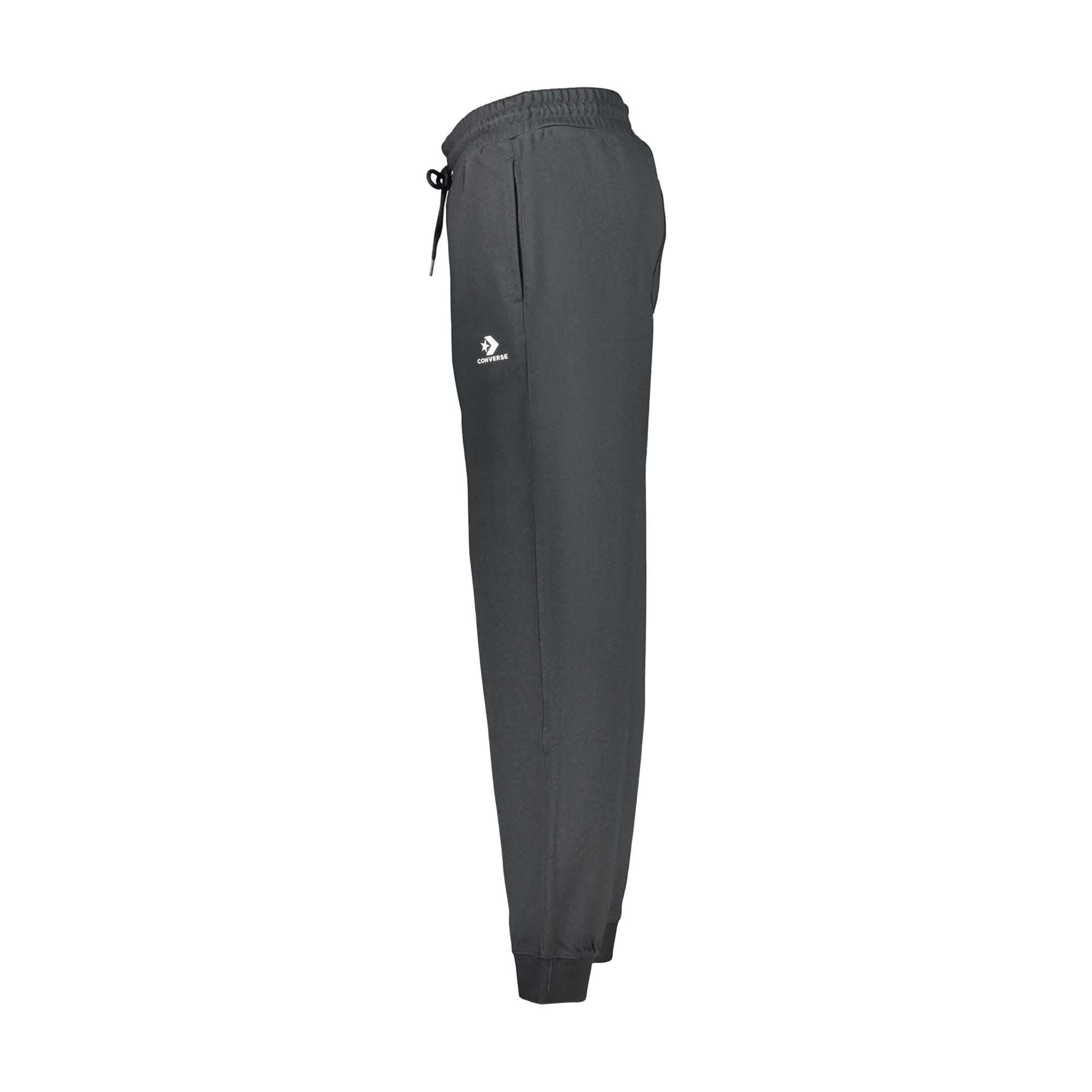 CONVERSE PANTALONE TUTA LUNGO UOMO NERO