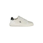 CALVIN KLEIN Scarpe Sneakers Uomo Bianche con Dettagli Neri e Plantare Removibile Bianco - foto prodotto