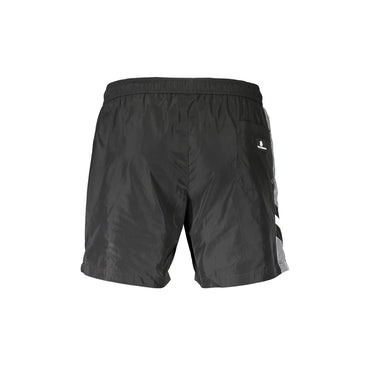 Karl Lagerfeld Beachwear Costume da Mare Uomo Nero Dettagli a Contrasto - vista 2
