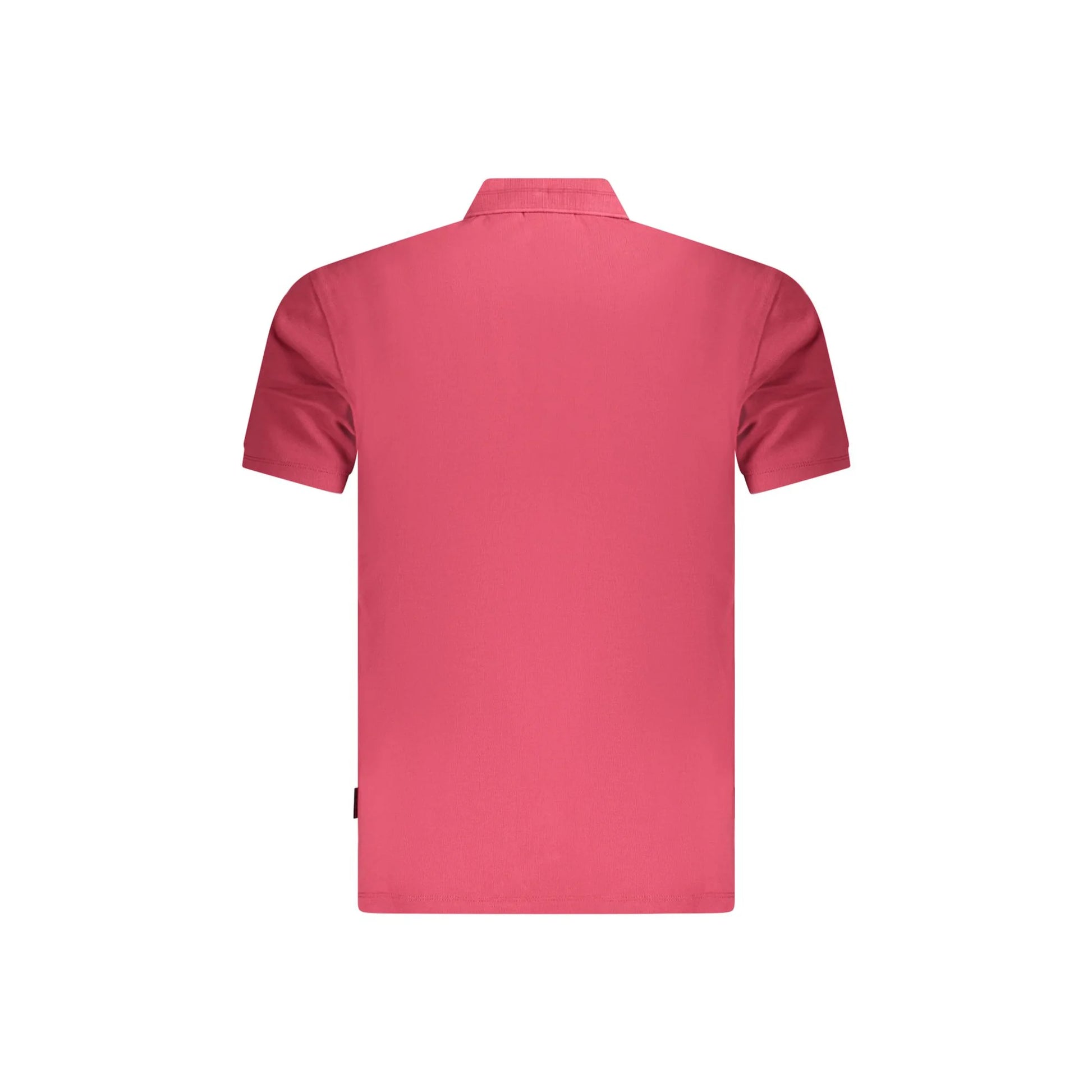 Napapijri Polo Maniche Corte Uomo Rossa Ricamo rosso - vista 2