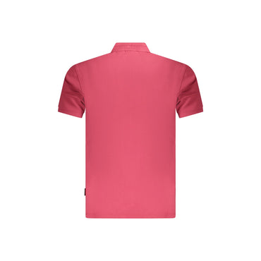 Napapijri Polo Maniche Corte Uomo Rossa Ricamo rosso - vista 2
