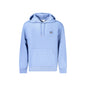 Calvin Klein Felpa Uomo Blu Cappuccio Garzata Logo Felpe - foto prodotto