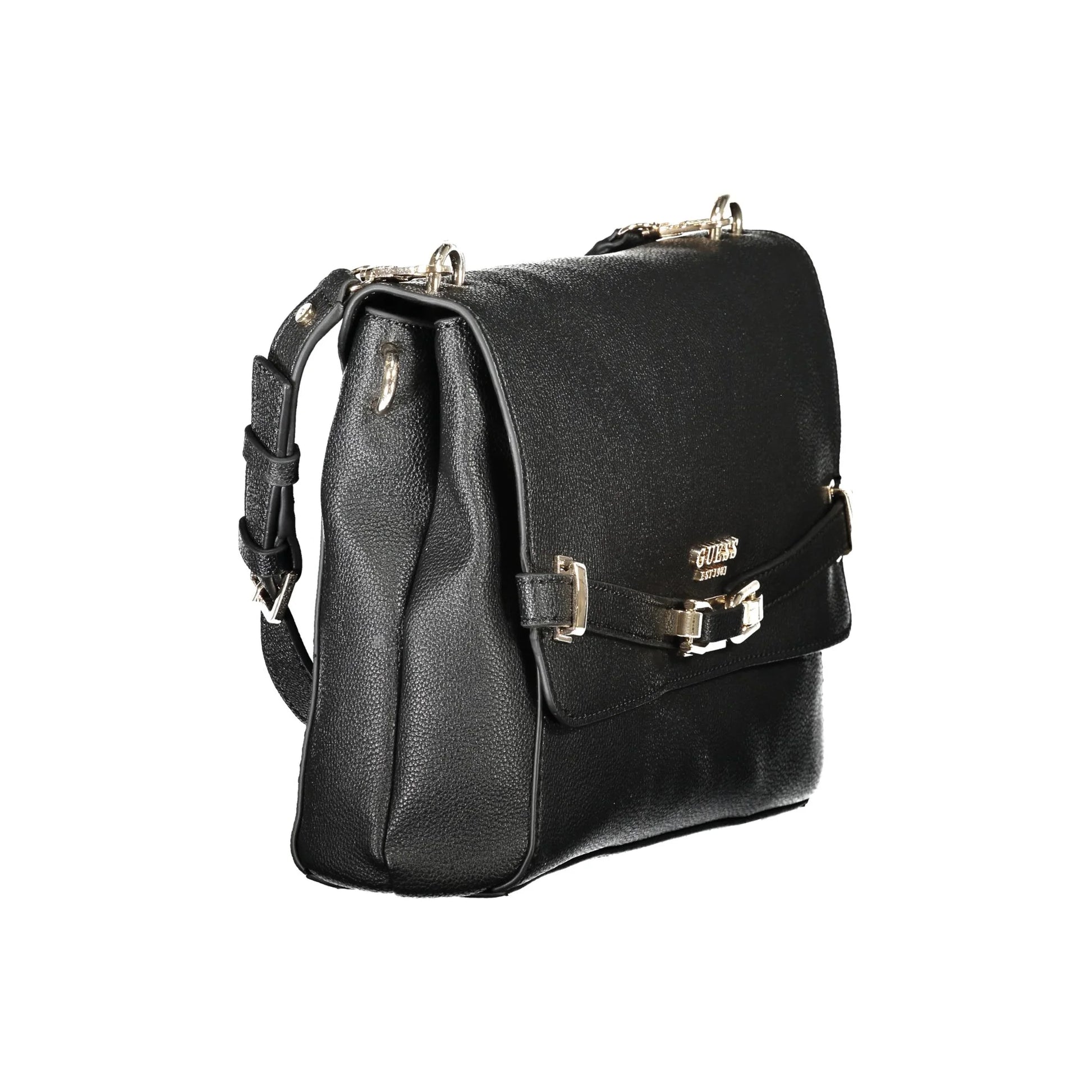Guess Jeans Borsa a Tracolla Donna Nera Zip Borse nero - vista 3