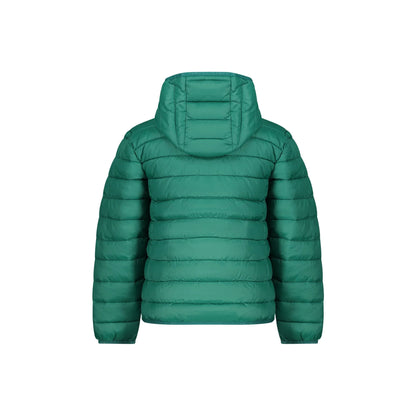 North Sails Giubbotto Bambino Verde con Cappuccio Water Resistant Logo Giubbotti e Giacche unisex - vista 2