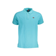 Norway 1963 Polo Krótki Rękaw Mężczyzna Niebieski Logo