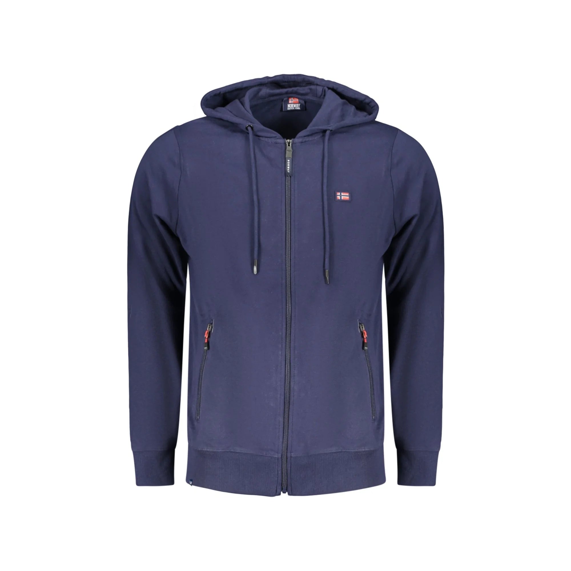 NORWAY 1963 FELPA CON ZIP UOMO BLU