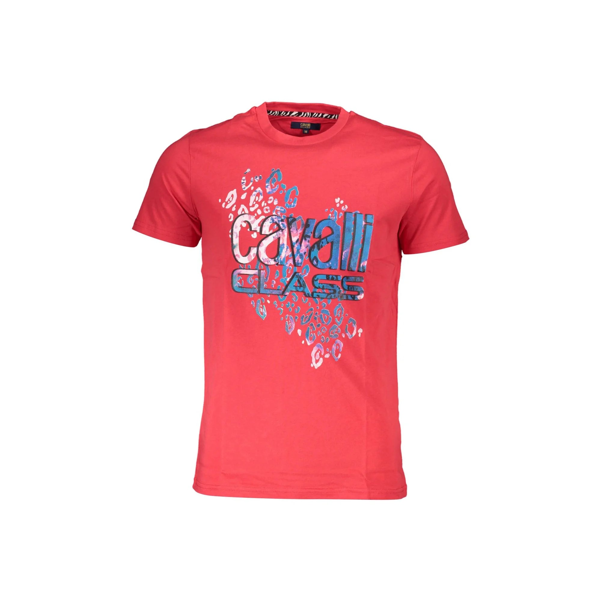 CAVALLI CLASS T-SHIRT MANICHE CORTE UOMO ROSSO