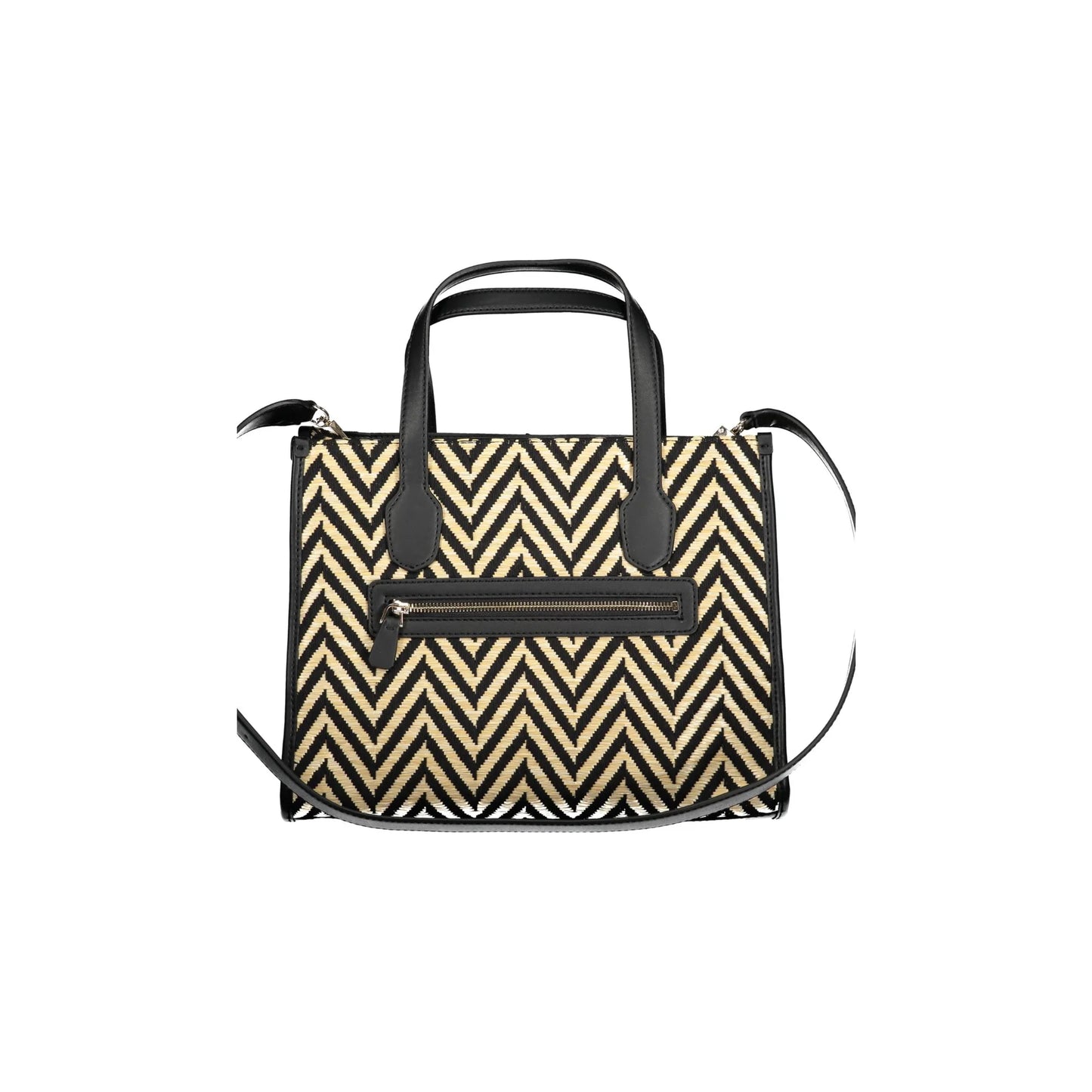 GUESS JEANS Borsa Donna Silvana a Mano Nera con Tracolla e Zip Borse nero - vista 2