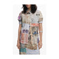 Desigual Camicia Maniche Lunghe Donna Beige Stampa Camicie - foto prodotto