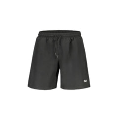 Fila Costume da Mare Uomo Nero Stampa Logo