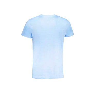 Gian Marco Venturi T-Shirt Maniche Corte Uomo Azzurra Stampa azzurro - vista 2