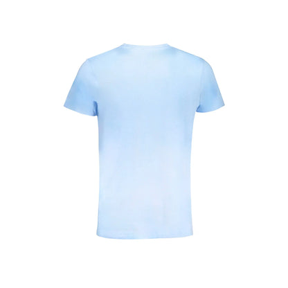 Gian Marco Venturi T-Shirt Maniche Corte Uomo Azzurra Stampa azzurro - vista 2