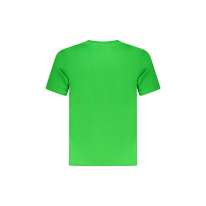 North Sails T-Shirt Maniche Corte Uomo Verde Stampa Logo - vista 2