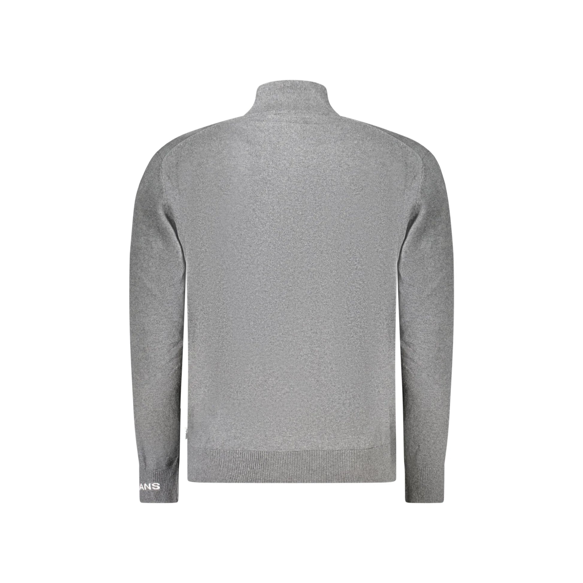 Pepe Jeans Maglia Uomo Grigia Mezza Zip Maniche Lunghe Logo Maglie grigio - vista 2