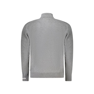 Pepe Jeans Maglia Uomo Grigia Mezza Zip Maniche Lunghe Logo Maglie grigio - vista 2