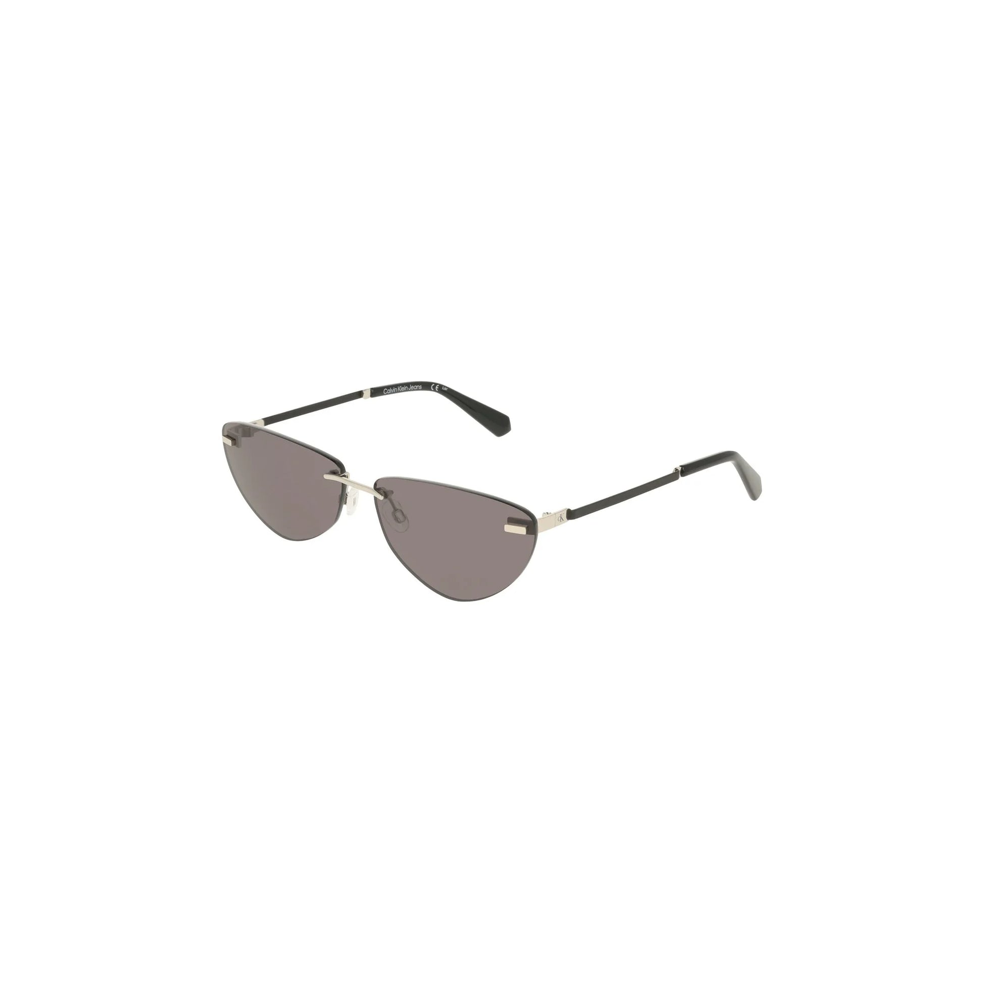 Calvin Klein Occhiali da Sole Donna Nero Lente a Goccia Logo - vista 2