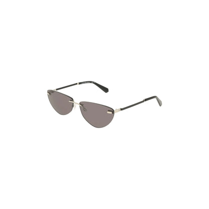 Calvin Klein Occhiali da Sole Donna Nero Lente a Goccia Logo - vista 2