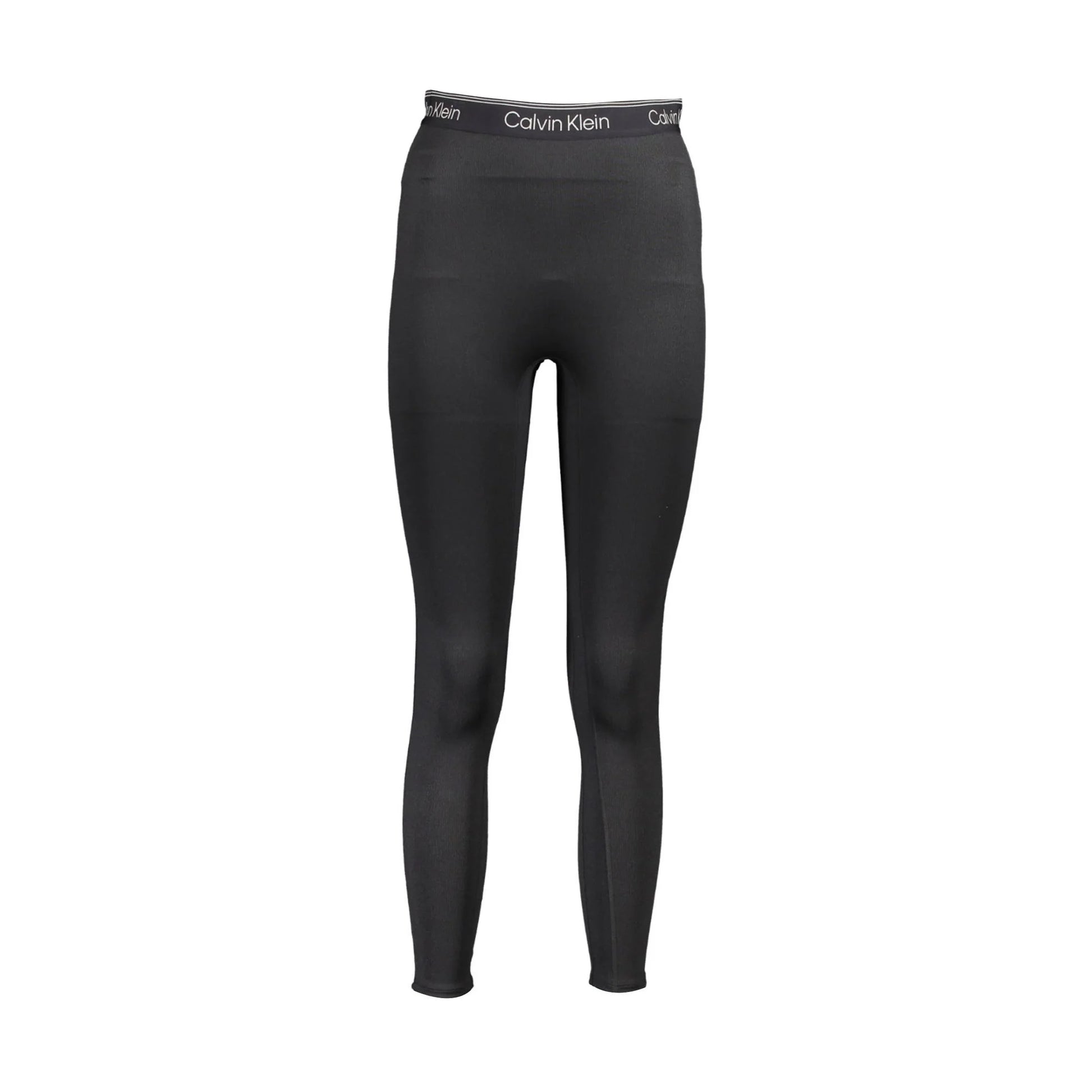 Calvin Klein Pantaloni Leggins Donna Nero Stampa Logo - foto prodotto