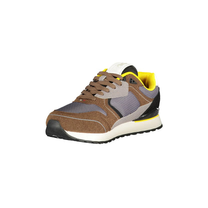 U.S. Grand Sneakers Uomo Marroni Ricamo - vista 3