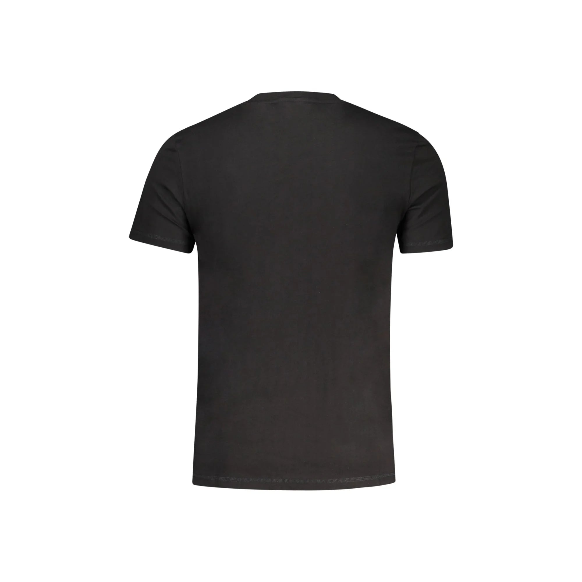 GUESS JEANS T-SHIRT MANICHE CORTE UOMO NERO
