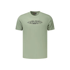 Lotto Camiseta de Manga Corta Hombre Verde Estampado