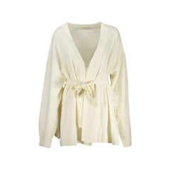 Guess Jeans Cardigan Mulher Branco Logo