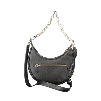 Guess Jeans Borsa a Tracolla Donna Nera Logo Borse nero - vista 2