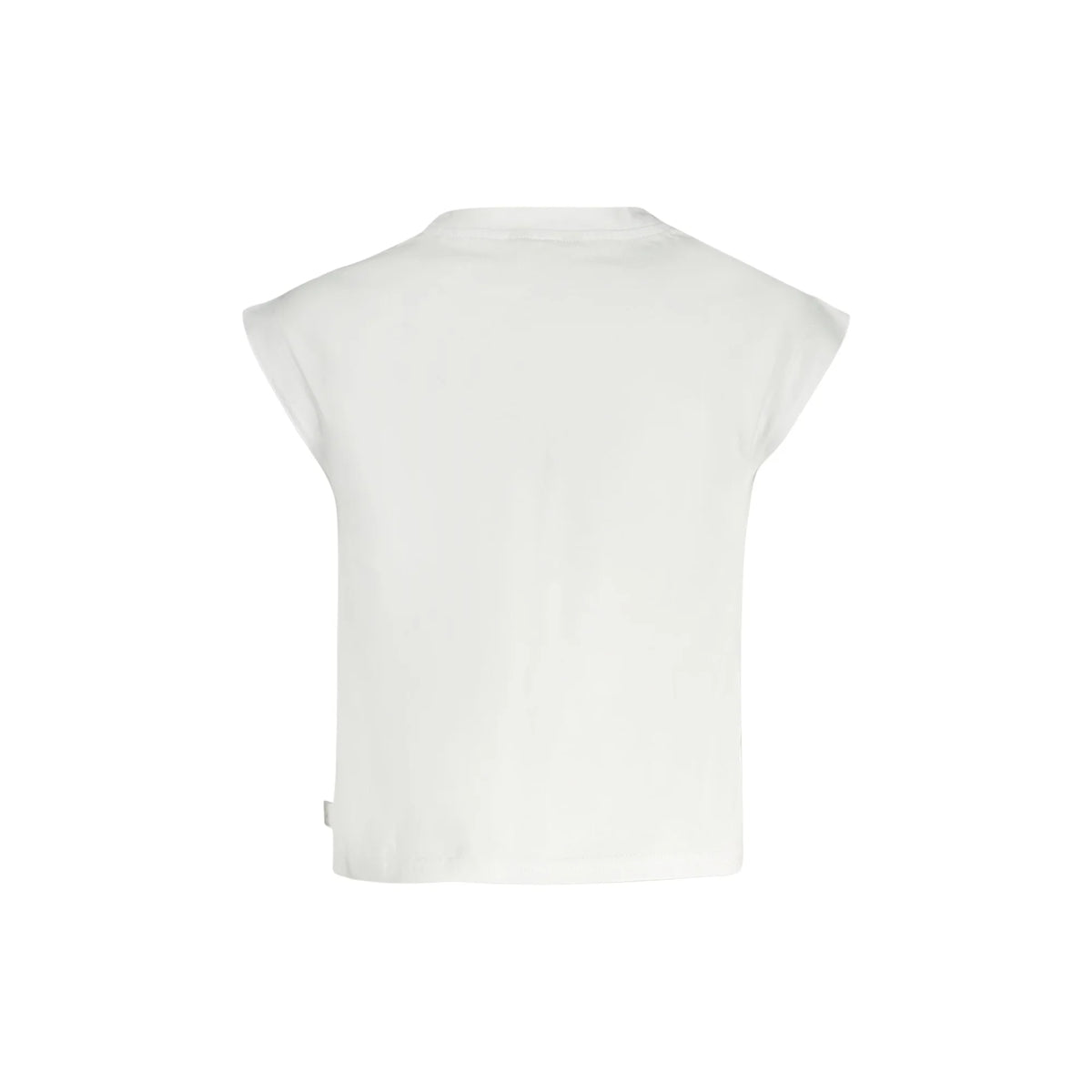 K-WAY T-SHIRT MANICHE CORTE BAMBINA BIANCO