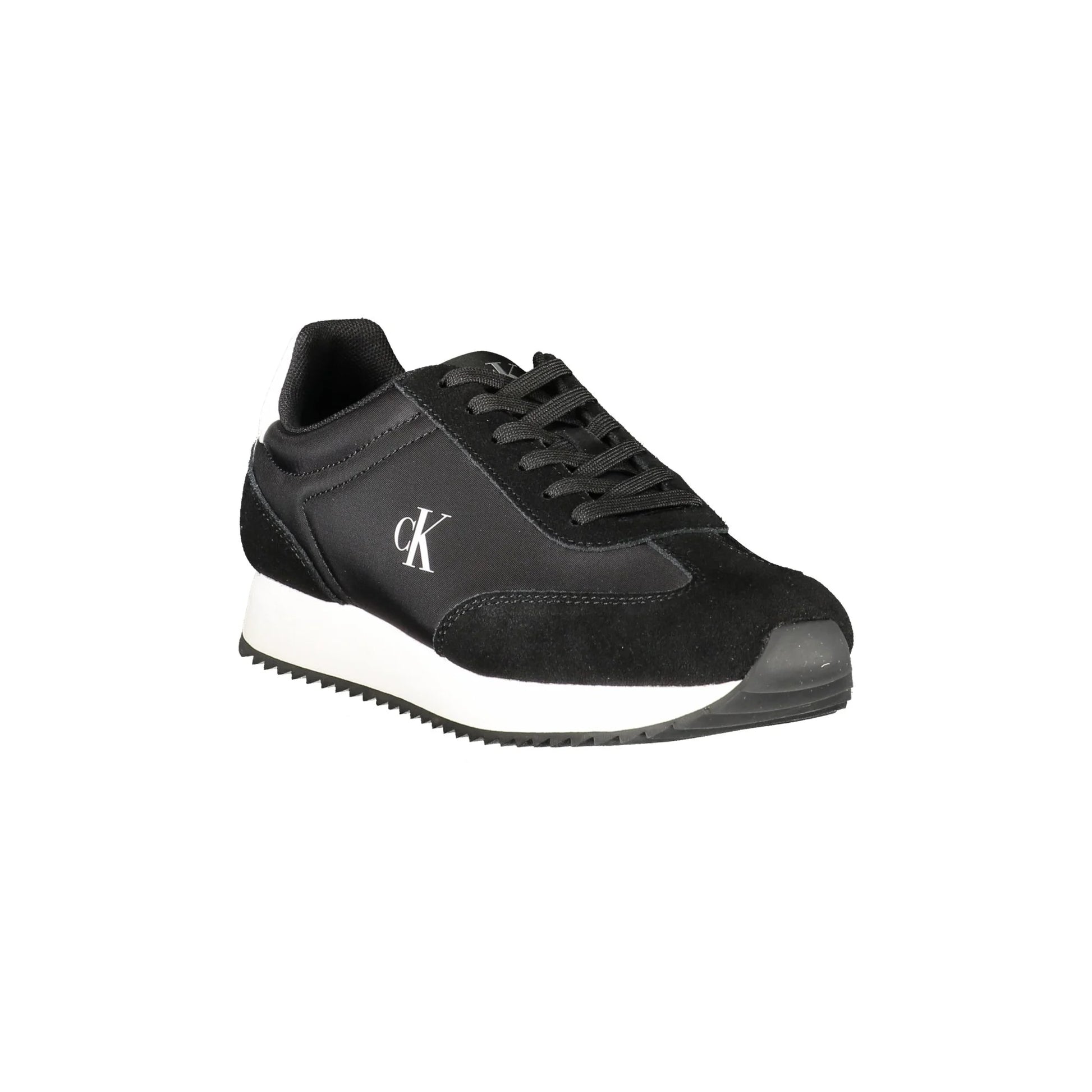 CALVIN KLEIN Scarpe Sneakers Donna Nere con Dettagli a Contrasto nero - vista 2