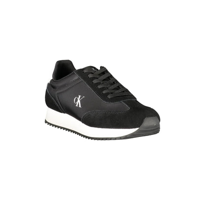 CALVIN KLEIN Scarpe Sneakers Donna Nere con Dettagli a Contrasto nero - vista 2