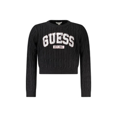 Guess Jeans Maglione Unisex Nero Stampa Logo