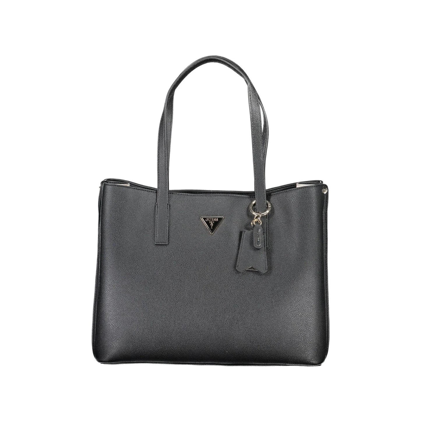 GUESS JEANS Borsa Donna Nera Meridian a Spalla con Tasche Esterne e Zip Borse Nero - foto prodotto