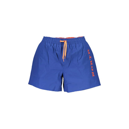 North Sails Costume Mare Uomo Blu Stampa Logo - foto prodotto