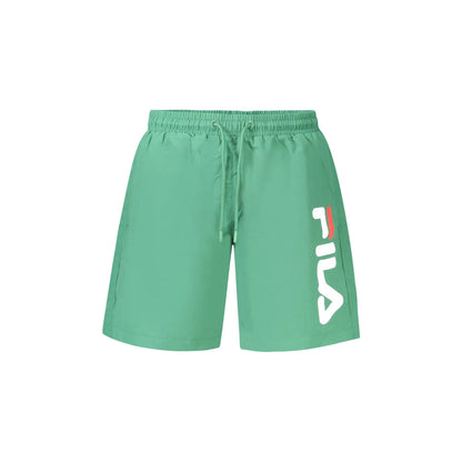 Fila Costume Mare Uomo Verde Stampa Logo - foto prodotto