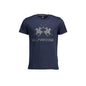 La Martina T-Shirt Maniche Corte Uomo Blu Stampa - foto prodotto