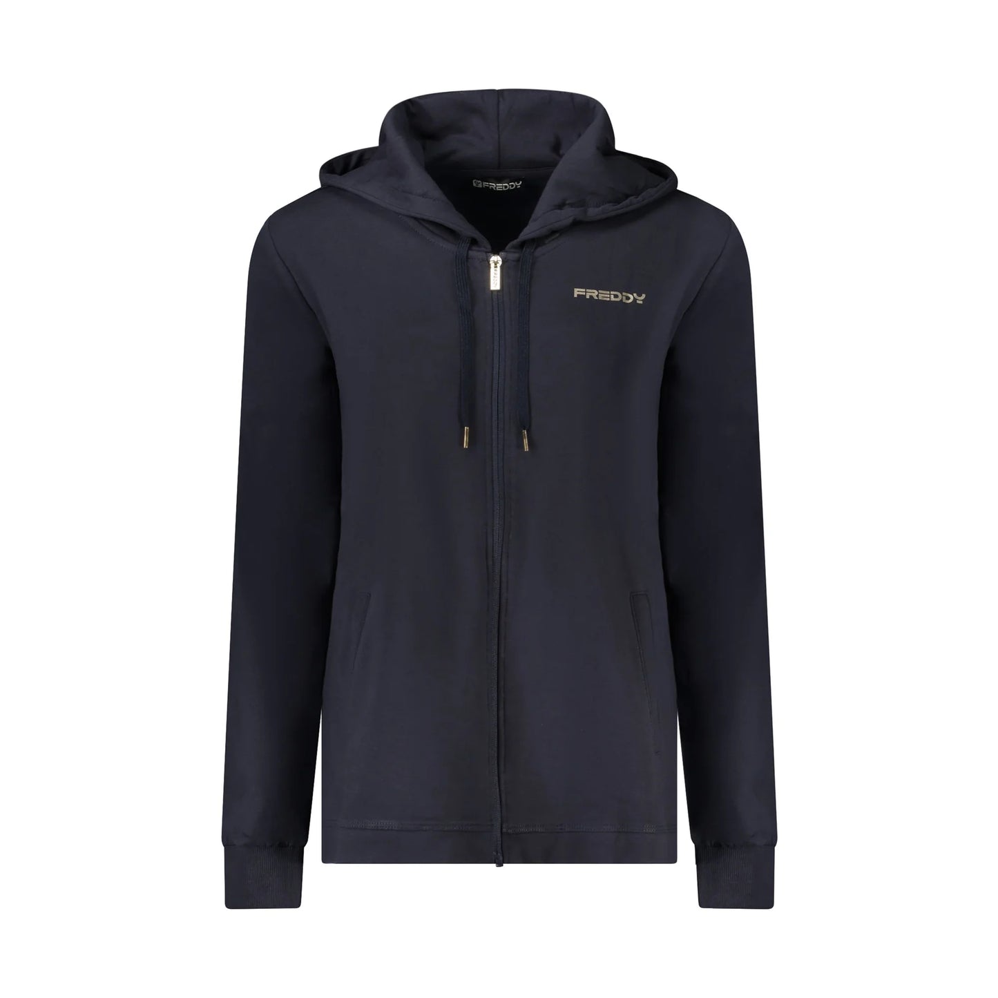 Freddy Felpa Maniche Lunghe Donna Blu Zip Felpe - foto prodotto
