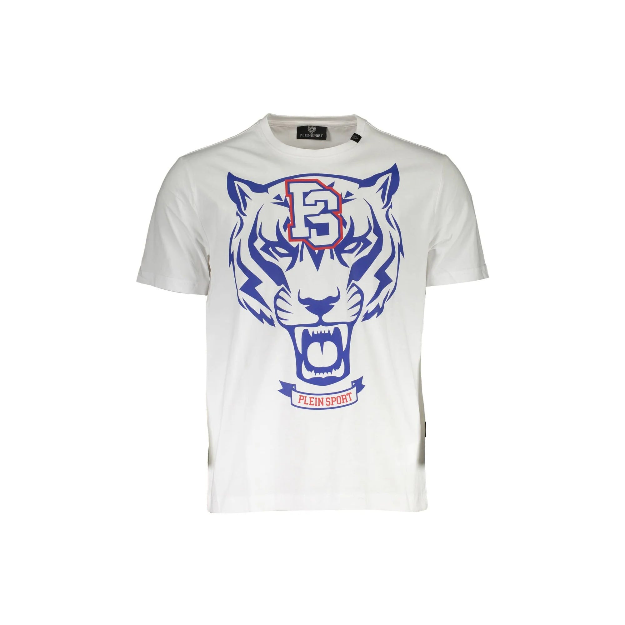 PLEIN SPORT T-SHIRT MANICHE CORTE UOMO BIANCO