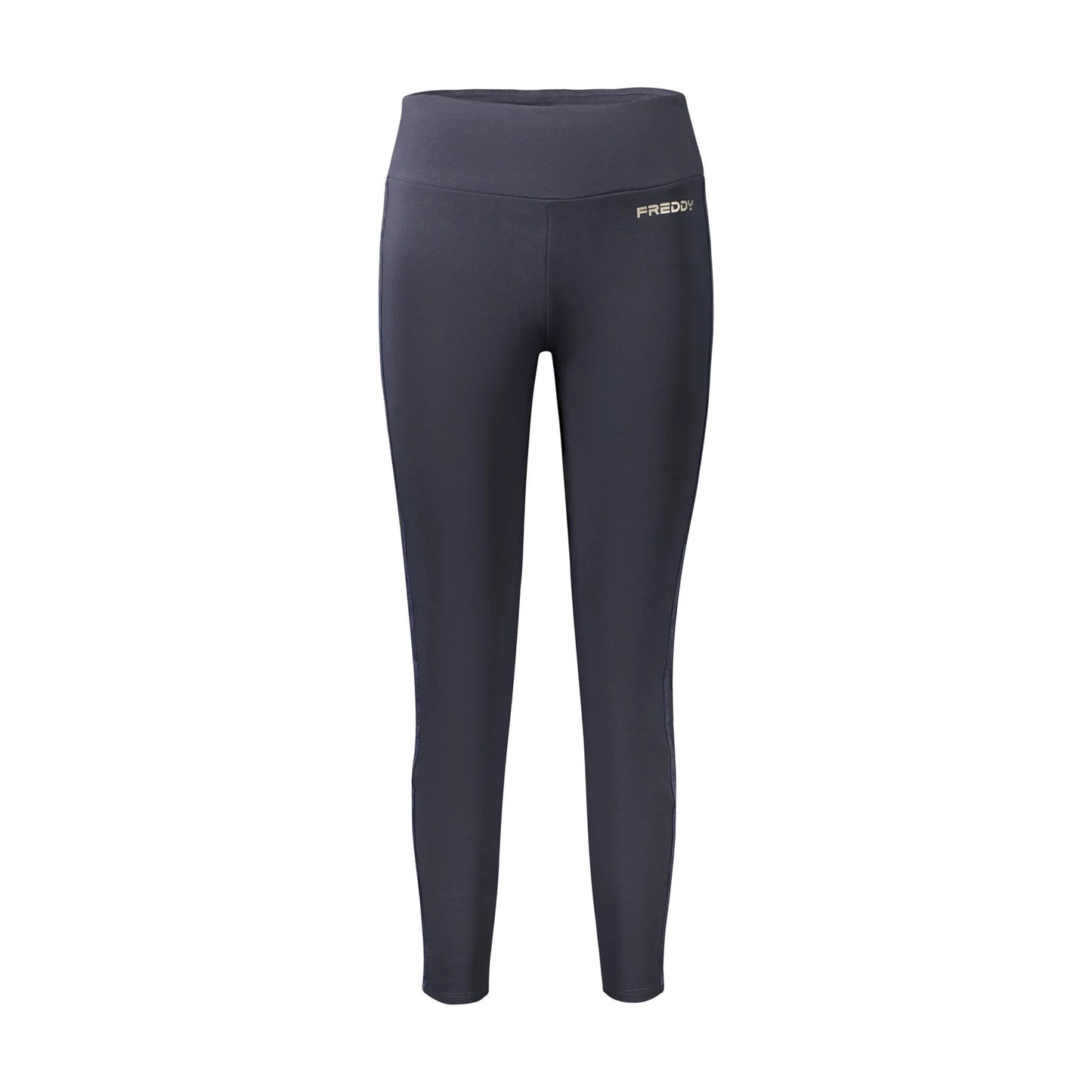 Freddy Pantaloni Leggins Donna Blu Stampa Logo - foto prodotto