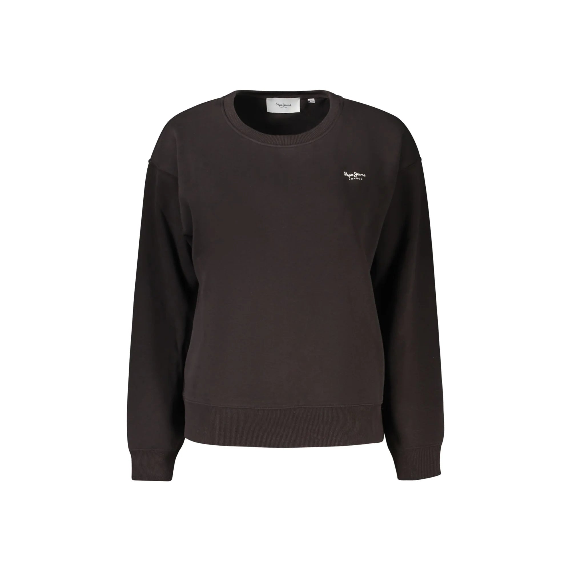 Pepe Jeans Felpa Maniche Lunghe Donna Nera Stampa Logo Felpe Nero - foto prodotto