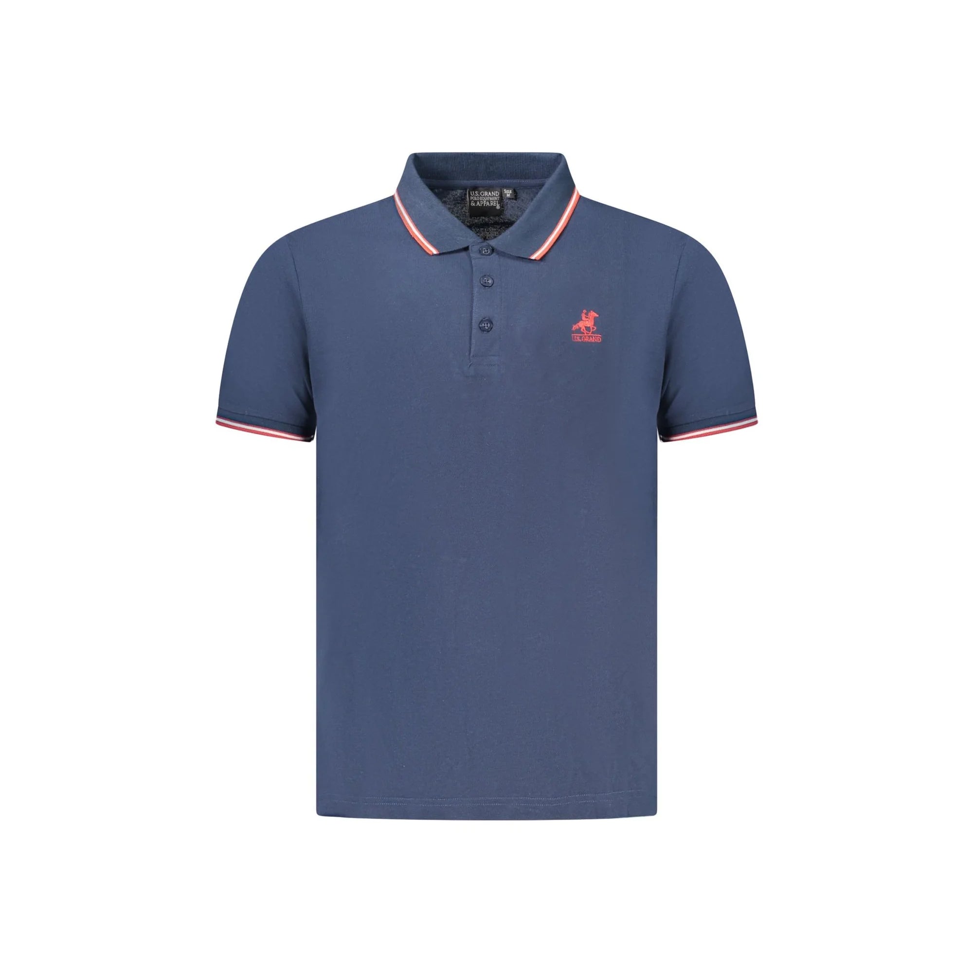 U.S. GRAND POLO POLO MANICHE CORTE UOMO BLU