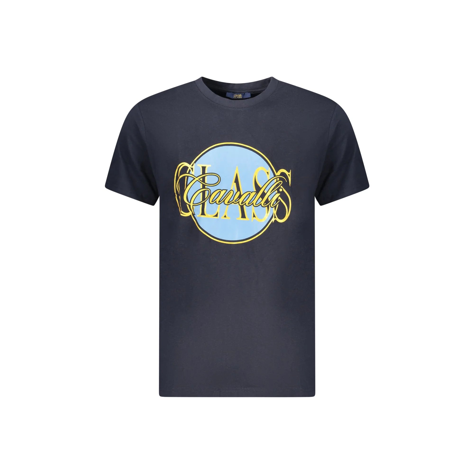 CAVALLI CLASS T-SHIRT MANICHE CORTE UOMO BLU