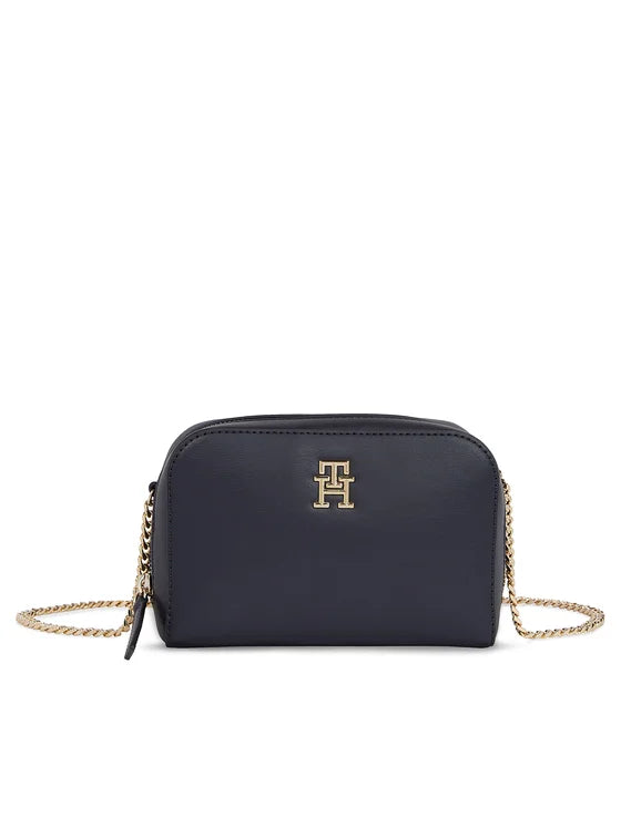 tommy hilfiger borsetta th feminne crossover aw0aw14871 blu scuro 8720644241615 - immagine 2
