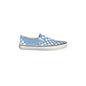 Vans Scarpe Sneakers Donna Azzurre Classic Slip-On con Fantasia a Scacchi Azzurro - foto prodotto